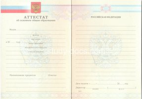 Аттестат за 9 класс 2007-2010 в Люберцах